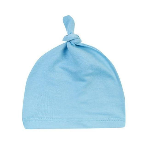 Image of * Newborn Baby Cotton Knot Beanie Caps - Fits Boy and Girl Babies & Toddlers