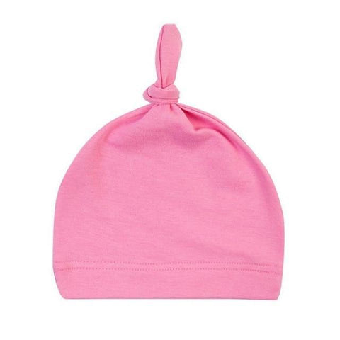 Image of * Newborn Baby Cotton Knot Beanie Caps - Fits Boy and Girl Babies & Toddlers