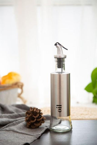 Image of * Olive Oil Dispenser Kitchen Leakage-proof Spice Bottles Olive Oil Vinegar Dispenser Pourer Bottle