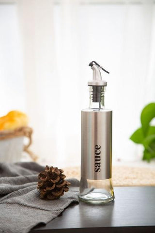 Image of * Olive Oil Dispenser Kitchen Leakage-proof Spice Bottles Olive Oil Vinegar Dispenser Pourer Bottle