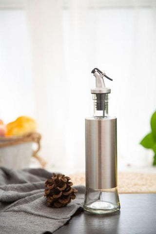 Image of * Olive Oil Dispenser Kitchen Leakage-proof Spice Bottles Olive Oil Vinegar Dispenser Pourer Bottle