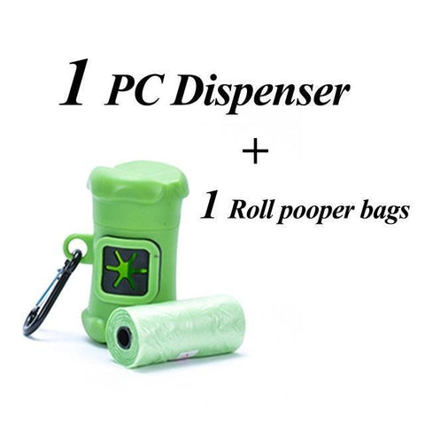 Image of * Pet Pooper Scooper with Portable Waste Bags for Dogs & Cats