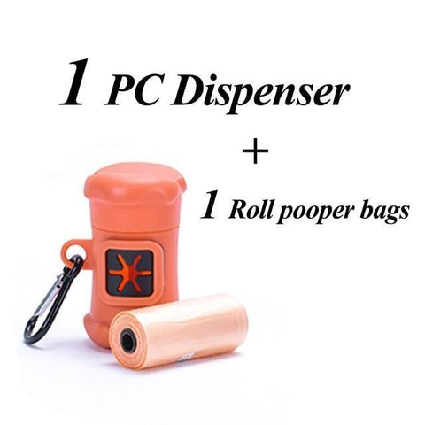 Image of * Pet Pooper Scooper with Portable Waste Bags for Dogs & Cats