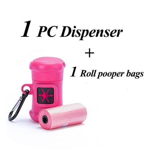 Image of * Pet Pooper Scooper with Portable Waste Bags for Dogs & Cats