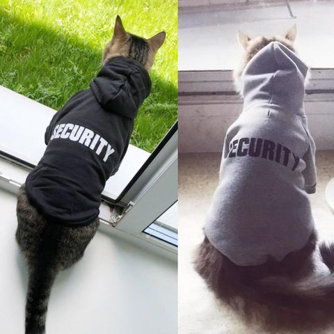 Image of * Pet Security Jacket Hoodies For Dogs and Cats Outfit