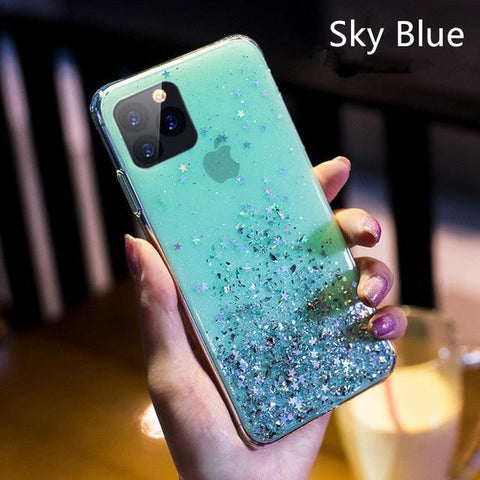 Image of * Popular Luxury Bling Glitter Phone Case For iPhone 11 Pro X, XS, Max, XR, 7, 8, 6, 6S