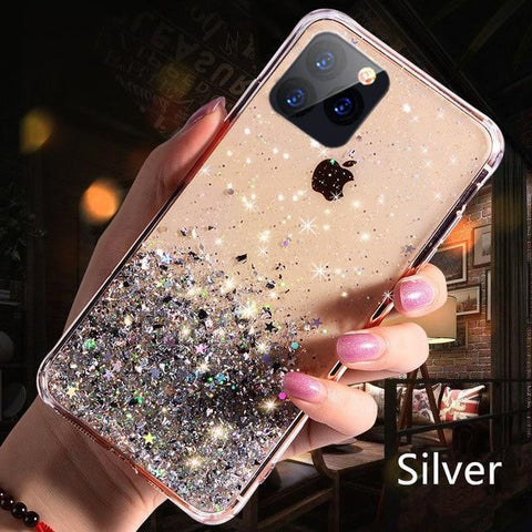 Image of * Popular Luxury Bling Glitter Phone Case For iPhone 11 Pro X, XS, Max, XR, 7, 8, 6, 6S