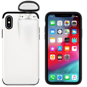 * Popular Newly Designed AirPods Holder Case for iPhone 11 Pro Max, XS Max, XR, X, 10, 8, 7 Plus