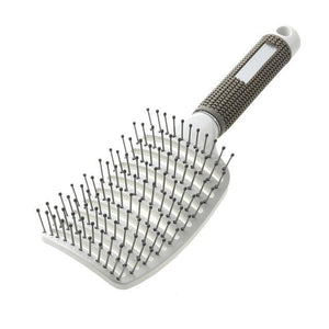 * Popular Salon Scalp Massage Hairbrush with Nylon Bristles for Detangling Wet Curly Women's Hair