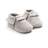 * Popular Suede Baby Moccasins Shoe, Soft-soled, Non-slip First Walker (0-18 Month Sizes)