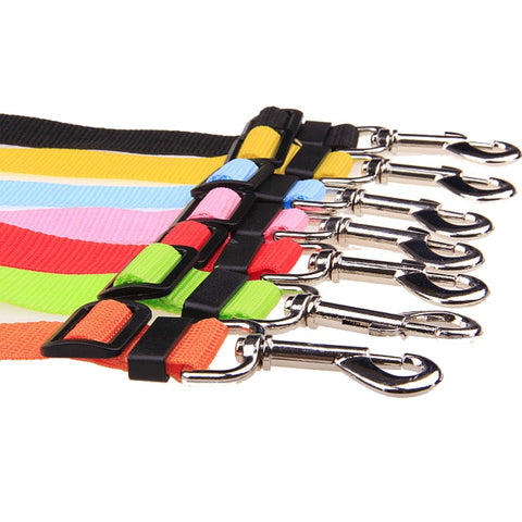 Image of * Pet Travel Car Seat Safety Belt for Dogs and Cats - Adjustable Leash Harness (10 Colors)