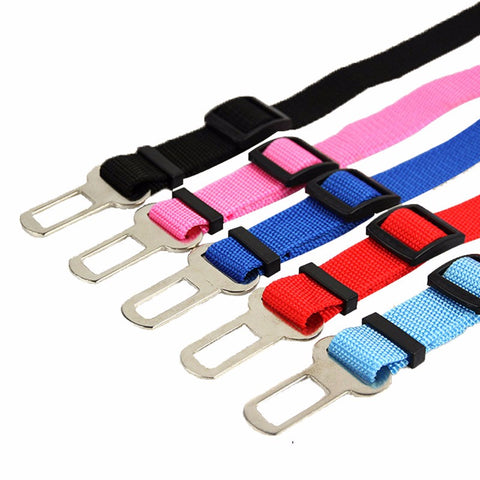 Image of * Pet Travel Car Seat Safety Belt for Dogs and Cats - Adjustable Leash Harness (10 Colors)