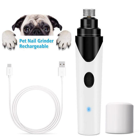 Image of * Rechargeable USB Pet Nail Grinder for Paw Grooming and Trimming