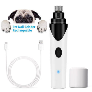 * Rechargeable USB Pet Nail Grinder for Paw Grooming and Trimming