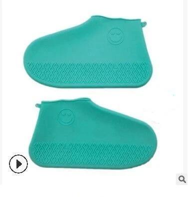 Image of * Reusable Non-Slip Waterproof Shoe Covers for Outdoor Use