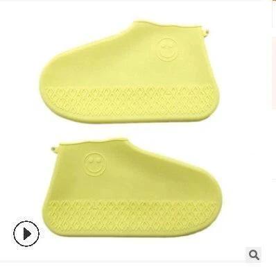 Image of * Reusable Non-Slip Waterproof Shoe Covers for Outdoor Use