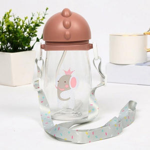 * Sippy Cup Baby Bottle With Shoulder Strap 420ml