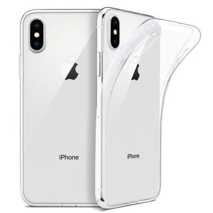 * Slim Clear Soft iPhone X Cover Supports Wireless Charging