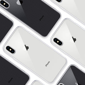 * Slim Clear Soft iPhone X Cover Supports Wireless Charging