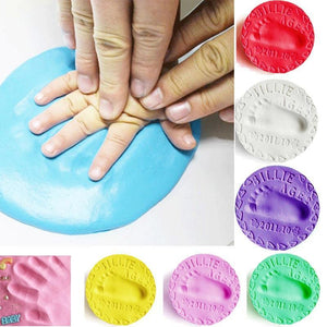 * Soft Clay Baby Hand and Foot Imprint Kit