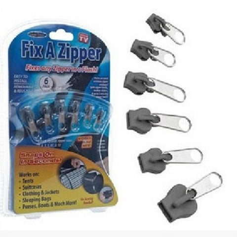 Image of * Universal Instant Fix Zipper Repair Kit Slider Teeth Replacement-6 PCS/Bag