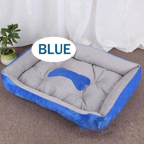 Image of * Washable Pet Bed Kennel Mat with Bone Design for Dog or Cat