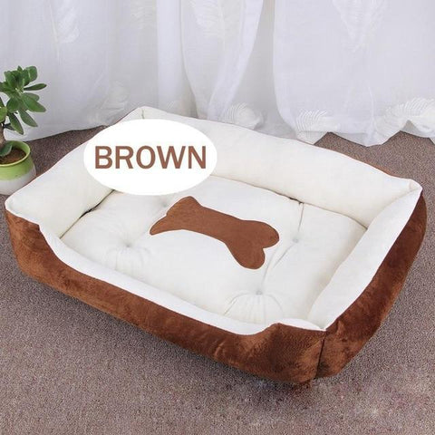 Image of * Washable Pet Bed Kennel Mat with Bone Design for Dog or Cat