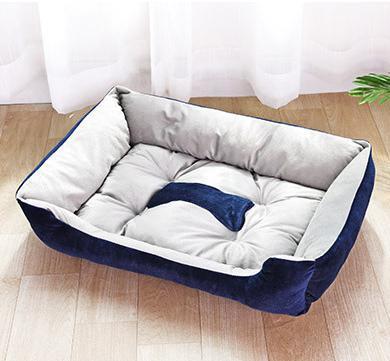 Image of * Washable Pet Bed Kennel Mat with Bone Design for Dog or Cat