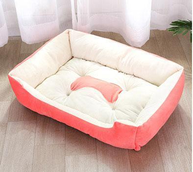 Image of * Washable Pet Bed Kennel Mat with Bone Design for Dog or Cat