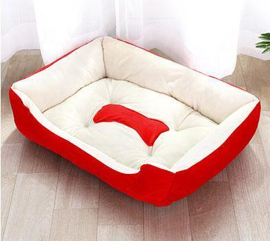 Image of * Washable Pet Bed Kennel Mat with Bone Design for Dog or Cat