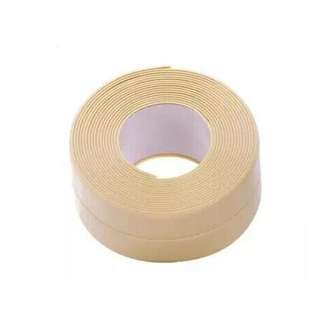 Image of * Waterproof Bathroom Shower Sink Kitchen Sealing Strip Tape White