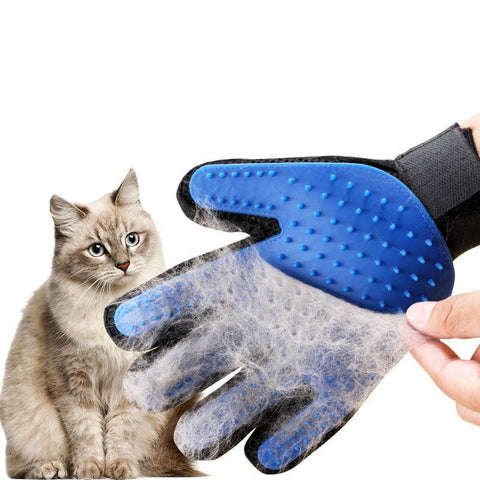 Image of * Pet's Delight Waterproof Pet Grooming Glove for Shedding Dogs and Cats - Perfect for Washing, Bathing and Brushing Pets