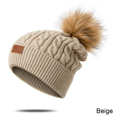 Image of * Women's Beanie Knitted Women's Hats Girls Winter Cap