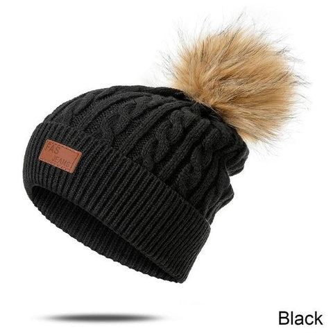 Image of * Women's Beanie Knitted Women's Hats Girls Winter Cap