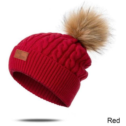 Image of * Women's Beanie Knitted Women's Hats Girls Winter Cap