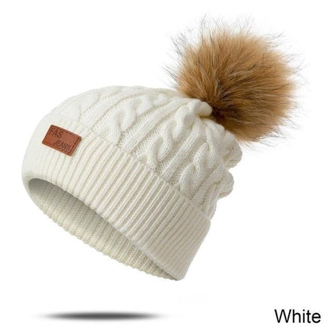 Image of * Women's Beanie Knitted Women's Hats Girls Winter Cap