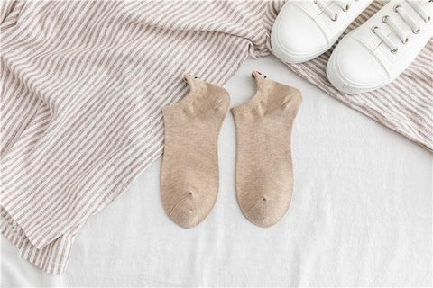 Image of * Women's Happy Cotton Ankle Socks (1 Pair)