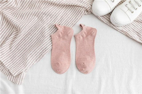 Image of * Women's Happy Cotton Ankle Socks (1 Pair)